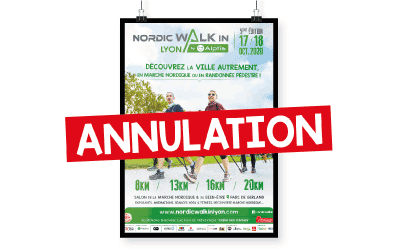 Annulation de la 5ème édition de NordicWalkin’Lyon by Alptis